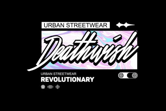 Download Deathwish Streetwear Graphic Templates - Graphic template Collection